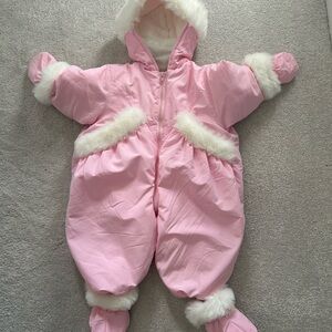 LIKE NEW DESIGNER DANI ENGLAND VTG 1990 INFANT 1 PIECE SNOWSUIT 12MOS
